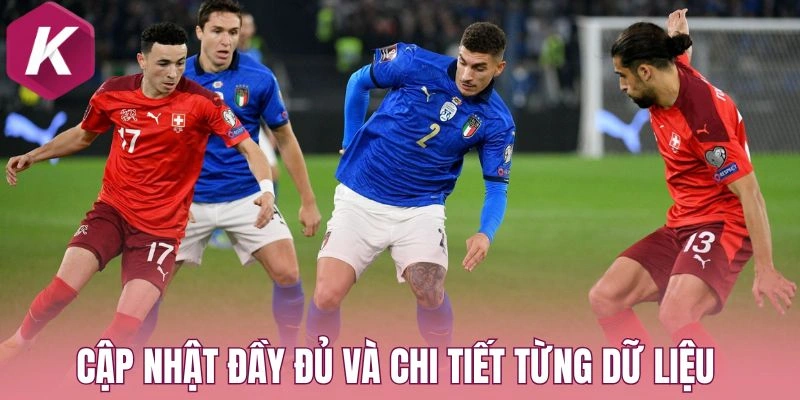 Cập nhật đầy đủ và chi tiết từng dữ liệu 